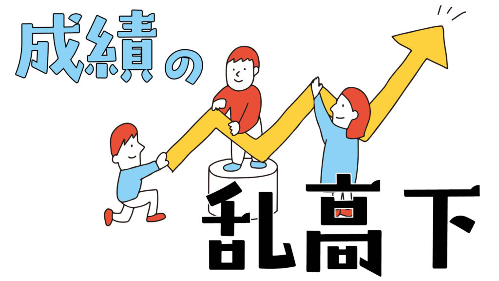 中学受験における成績の乱高下