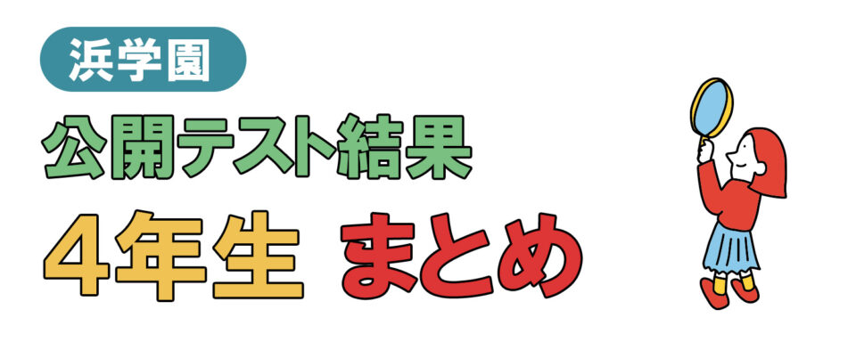【小4】公開テスト成績・偏差値の推移まとめ