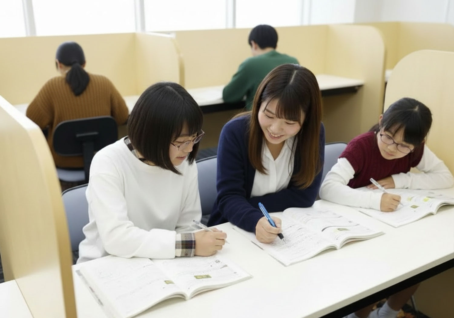 中学受験フォローアップのための個別指導